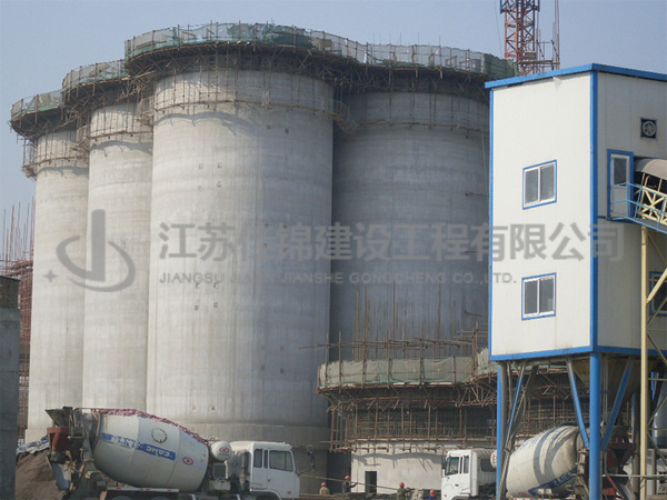 筒仓群主体滑模施工
